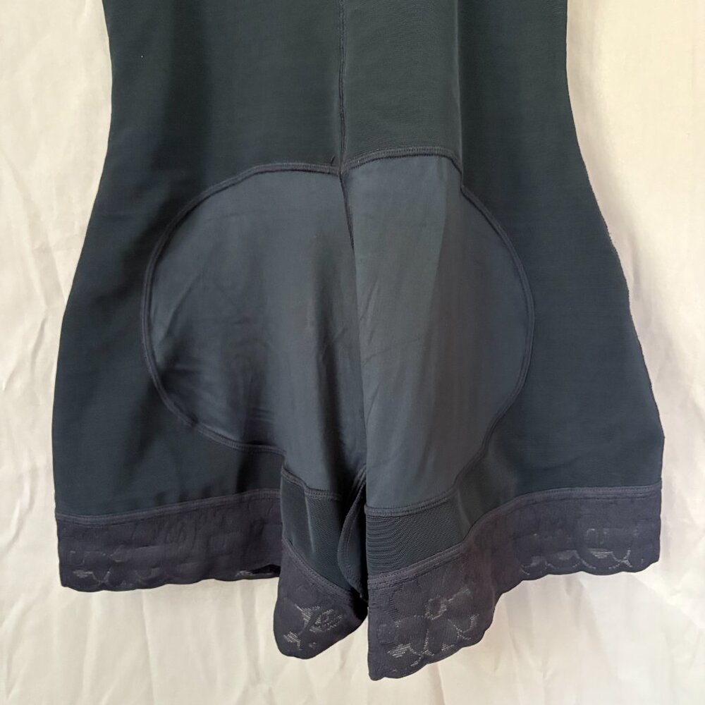 Shaperx Womens Black Open Bust Bodysuit/Fajas Tummy Control Size XL - Picture 5 of 12